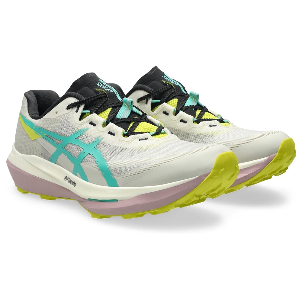Asics FujiSpeed 4 Joggesko Beige/Turkis/Rosa