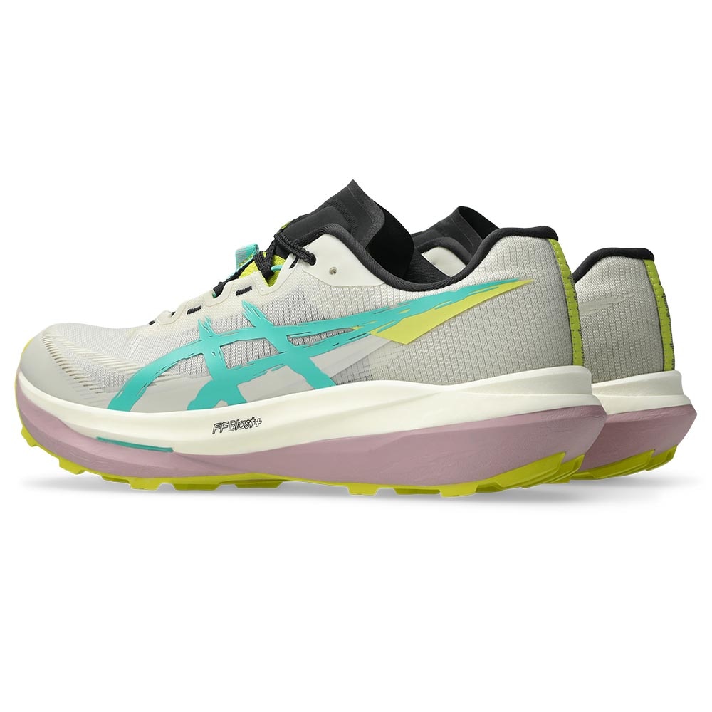 Asics FujiSpeed 4 Joggesko Beige/Turkis/Rosa