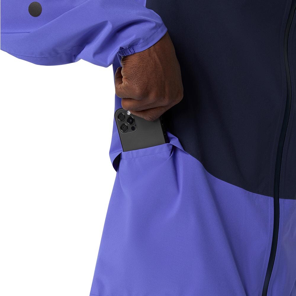 Asics Metarun Legend Løpejakke Herre Sort/Blå