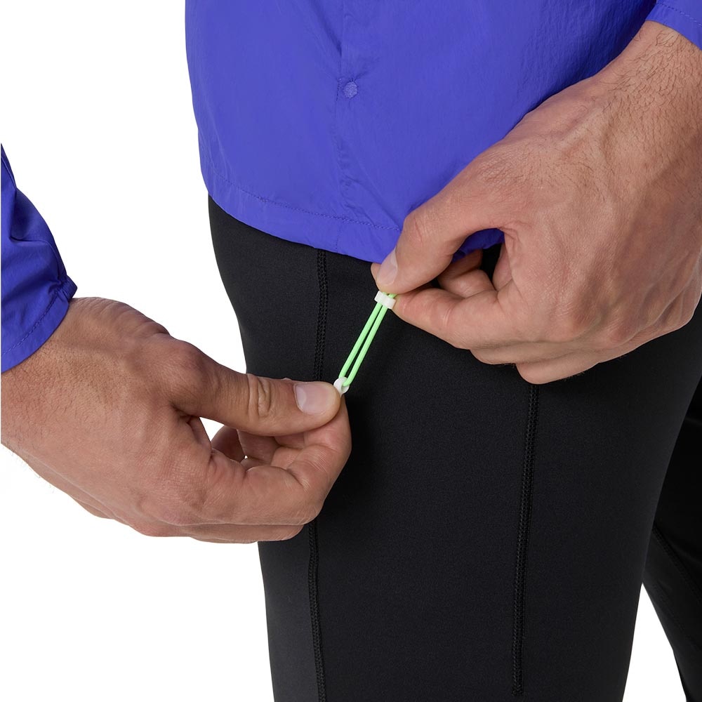 Asics Road Packable Løpejakke Herre Blå