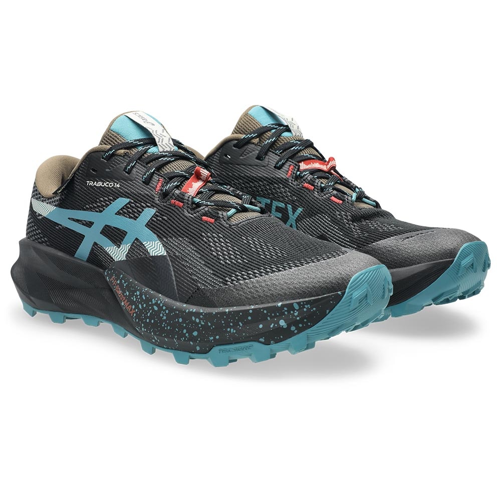 Asics Trabuco 14 GTX Løpesko Herre Sort/Grønn