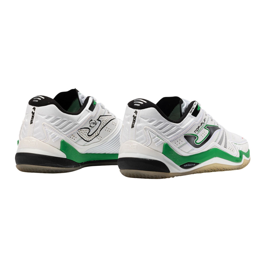 Joma Top Flex Ultimate 25 IN Futsal Innendørs Fotballsko Hvit/Grønn
