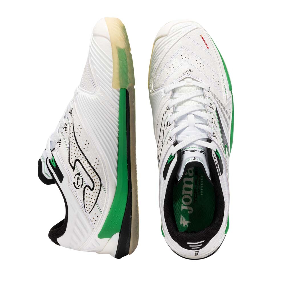 Joma Top Flex Ultimate 25 IN Futsal Innendørs Fotballsko Hvit/Grønn