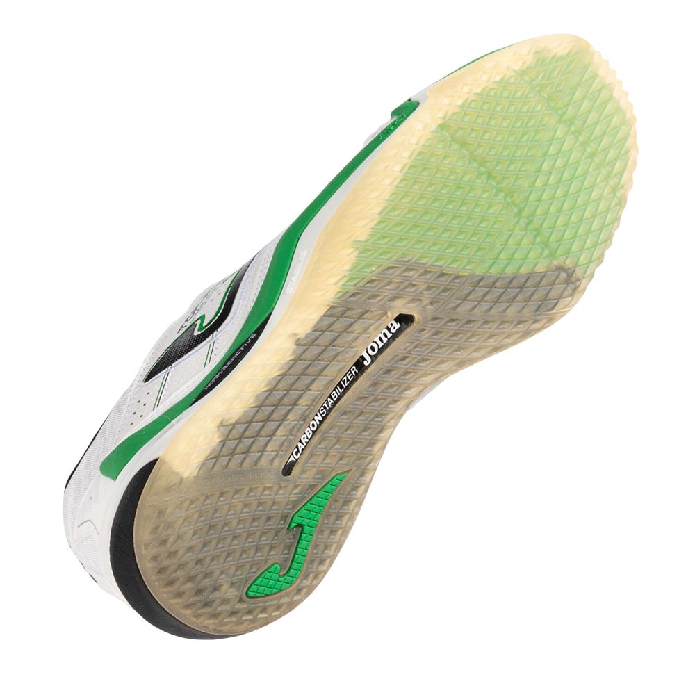 Joma Top Flex Ultimate 25 IN Futsal Innendørs Fotballsko Hvit/Grønn