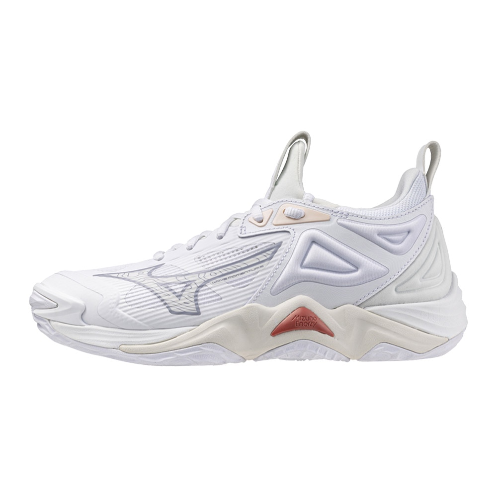 Mizuno Wave Momentum 3 Hallsko Dame Hvit/Rosa
