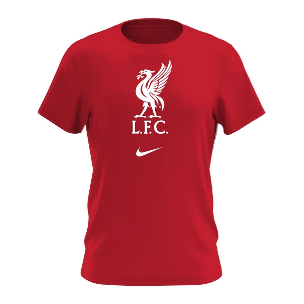 Nike Liverpool FC Evergreen Crest T-Skjorte 20/21 Rød Barn