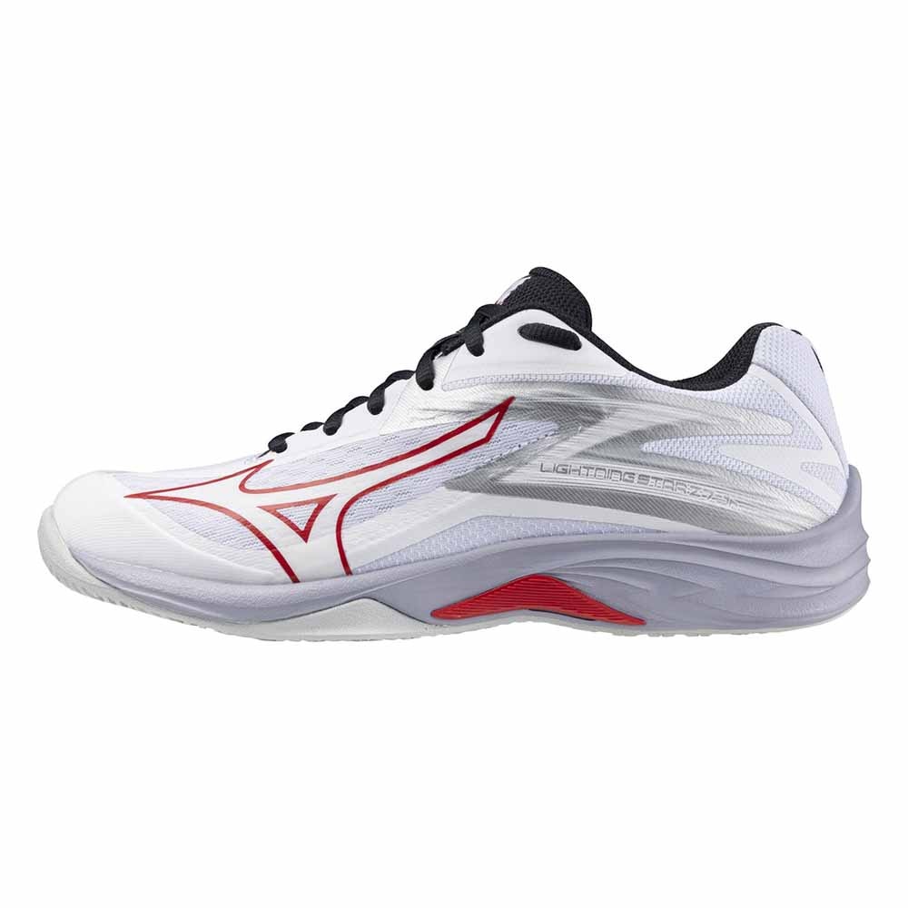 Mizuno Lightning Star Z7 Hallsko Barn Hvit/Sort/Rød