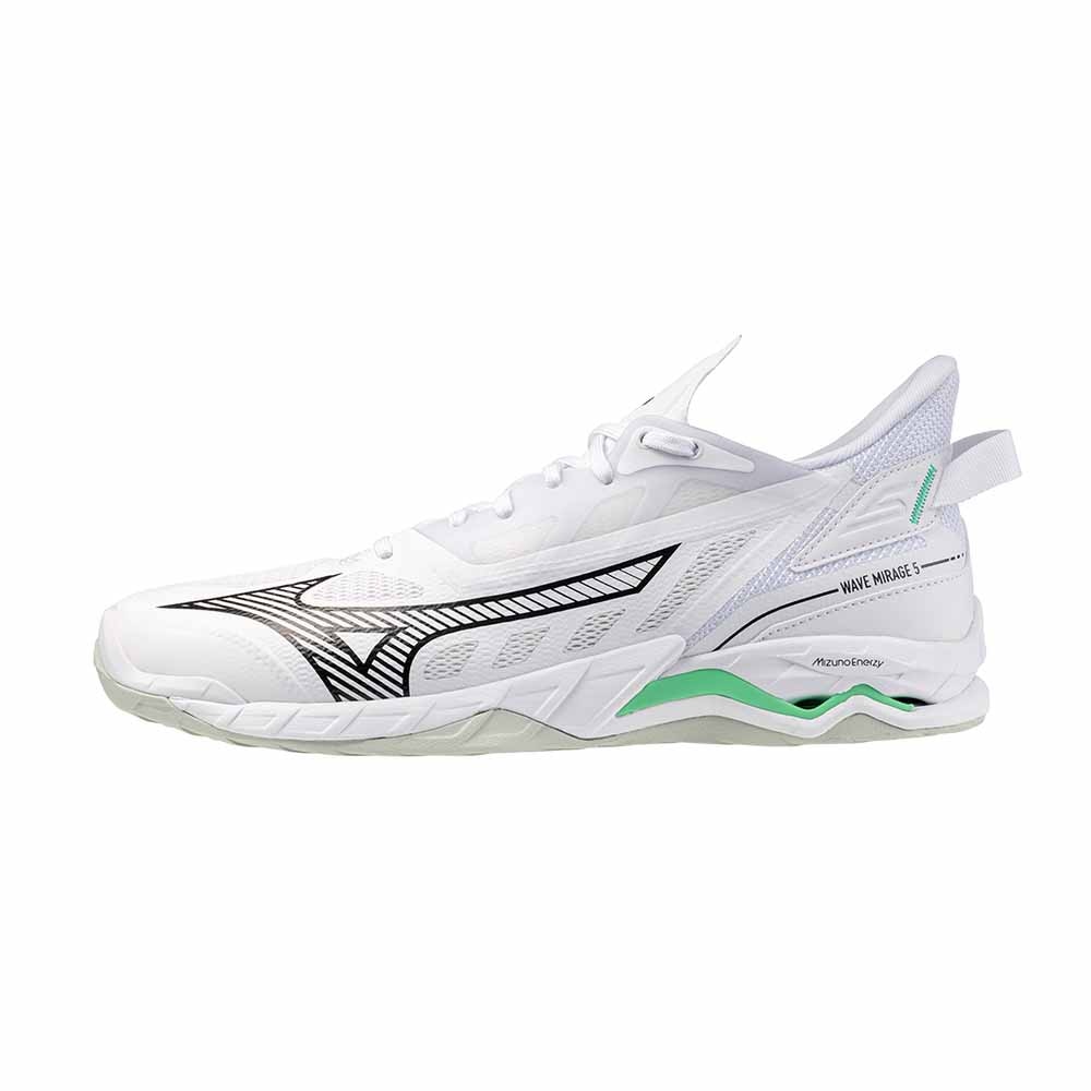 Mizuno Wave Mirage 5 Hallsko Hvit/Grønn