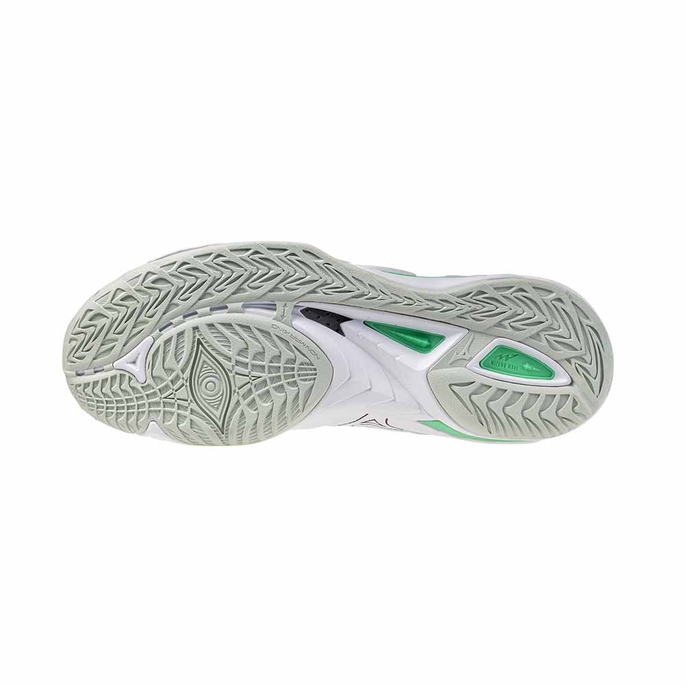 Mizuno Wave Mirage 5 Hallsko Hvit/Grønn