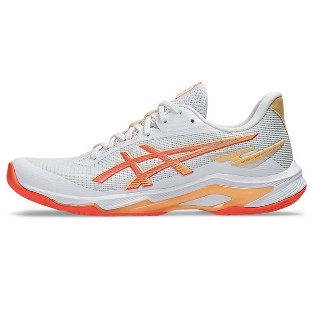 Asics Netburner Ballistic FF 4 Hallsko Dame Hvit/Oransje
