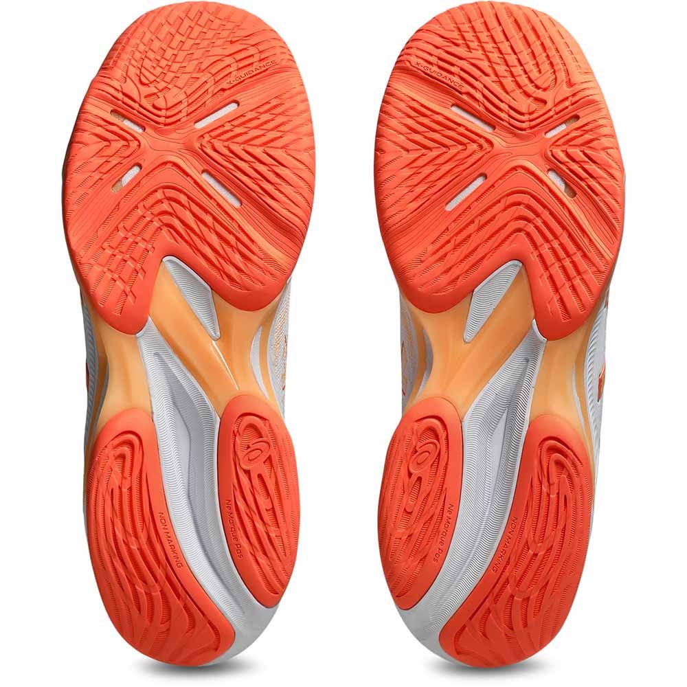 Asics Netburner Ballistic FF 4 Hallsko Dame Hvit/Oransje