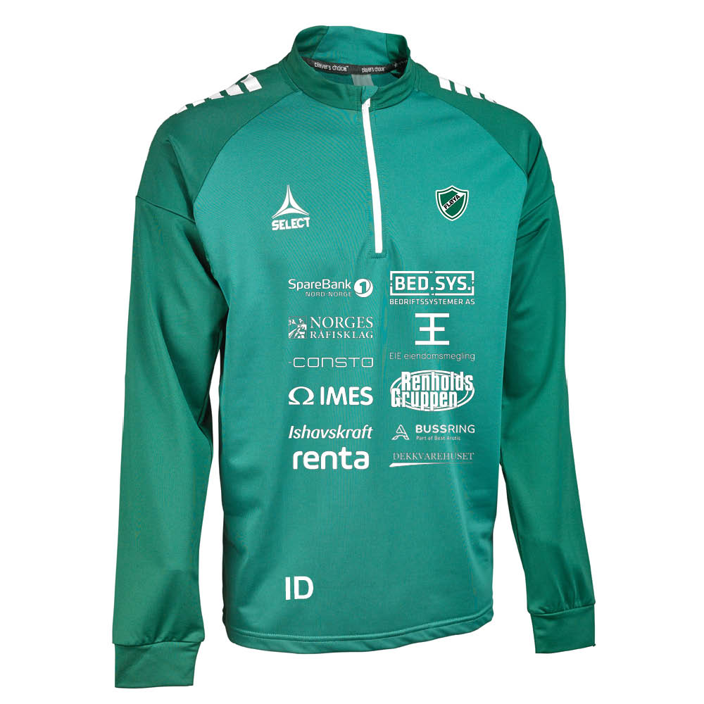 Select Fløya IF 1/2 Zip Treningsgenser Grønn/Hvit