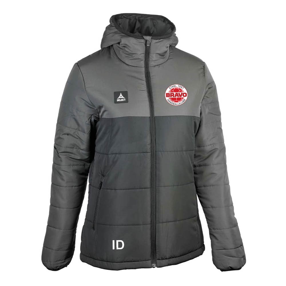 Select Bravo Handballklubb Jakke Oxford 25 Dame Grå/Sort