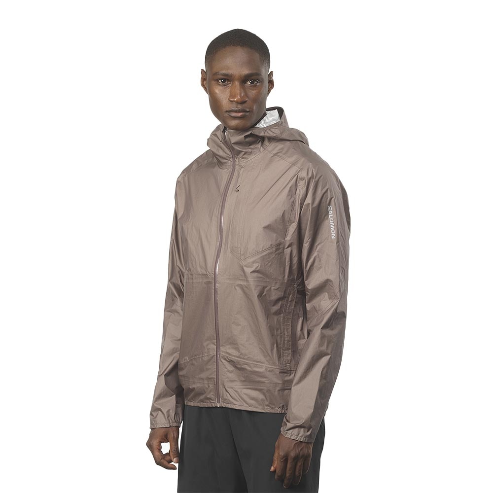 Salomon Bonatti WP Løpejakke Herre Brun