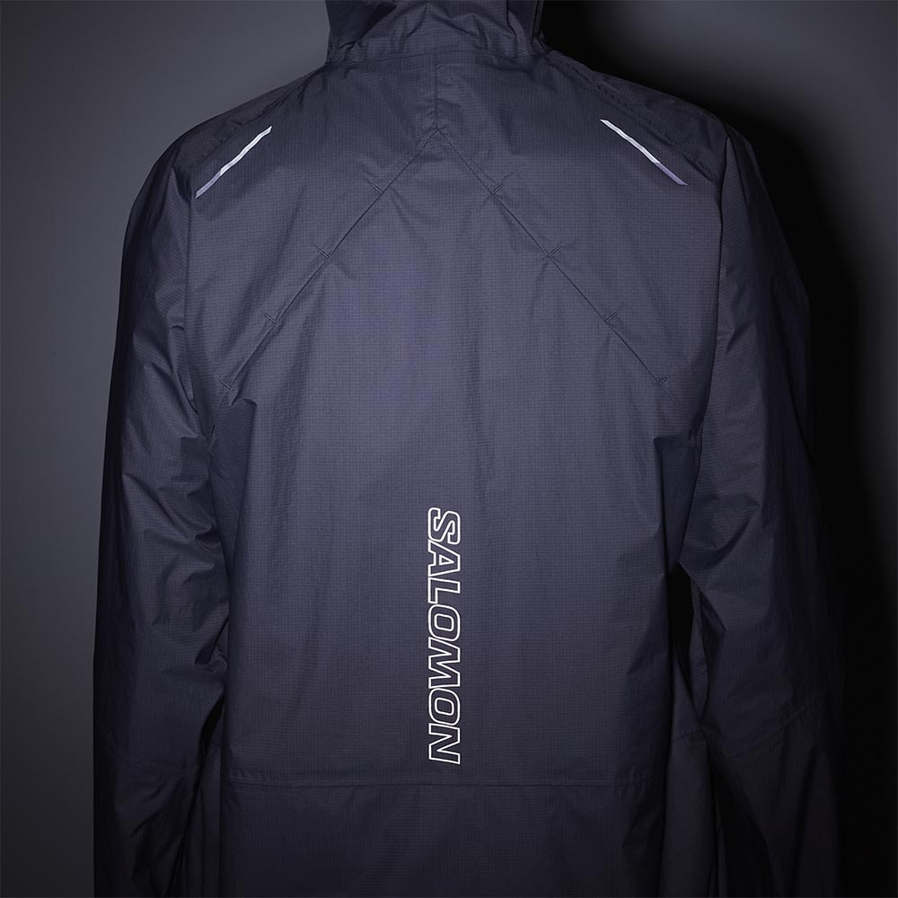 Salomon Bonatti Waterproof Løpejakke Dame Lilla