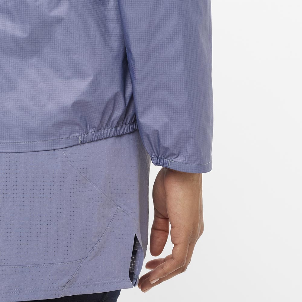 Salomon Bonatti Waterproof Løpejakke Dame Lilla