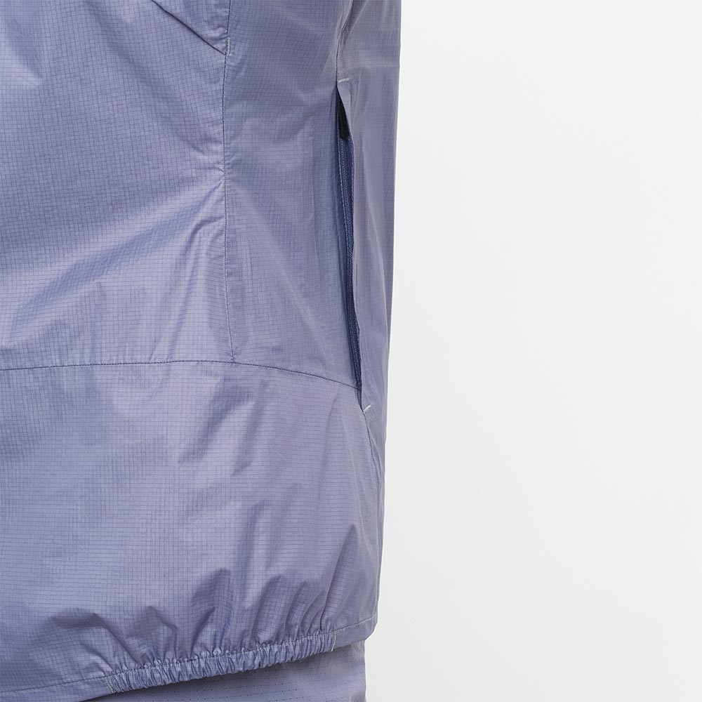 Salomon Bonatti Waterproof Løpejakke Dame Lilla