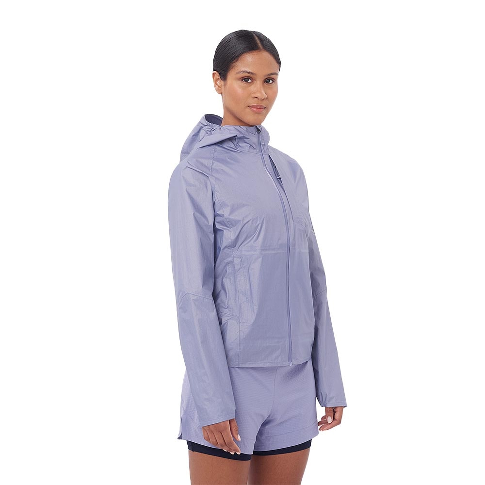 Salomon Bonatti Waterproof Løpejakke Dame Lilla