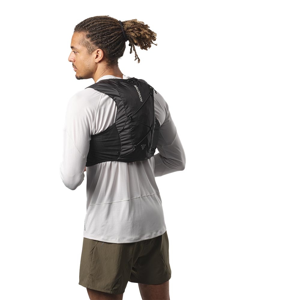 Salomon Active Skin 4 Set Løpevest Sort