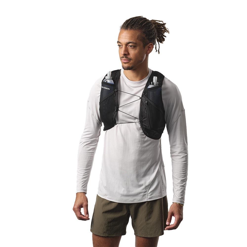 Salomon Active Skin 4 Set Løpevest Sort