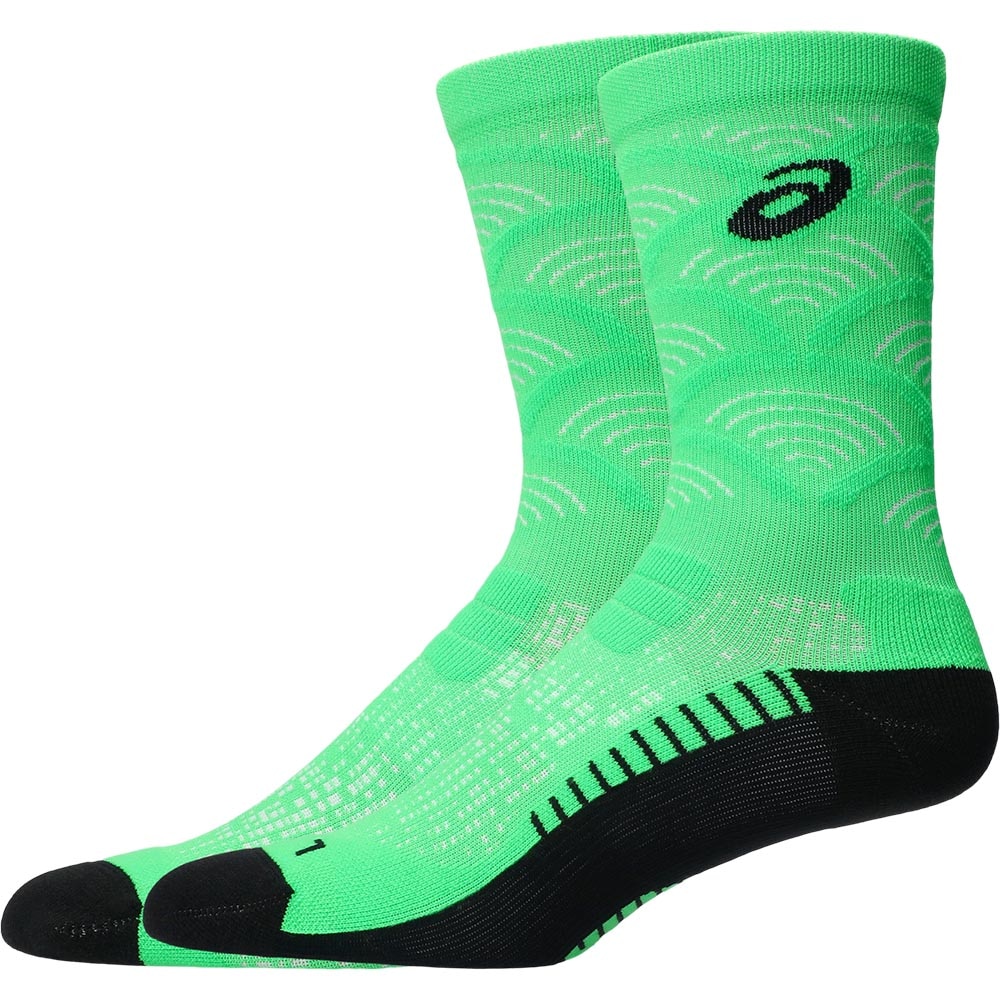 Asics Performance Run Crew Løpesokker Grønn/Sort