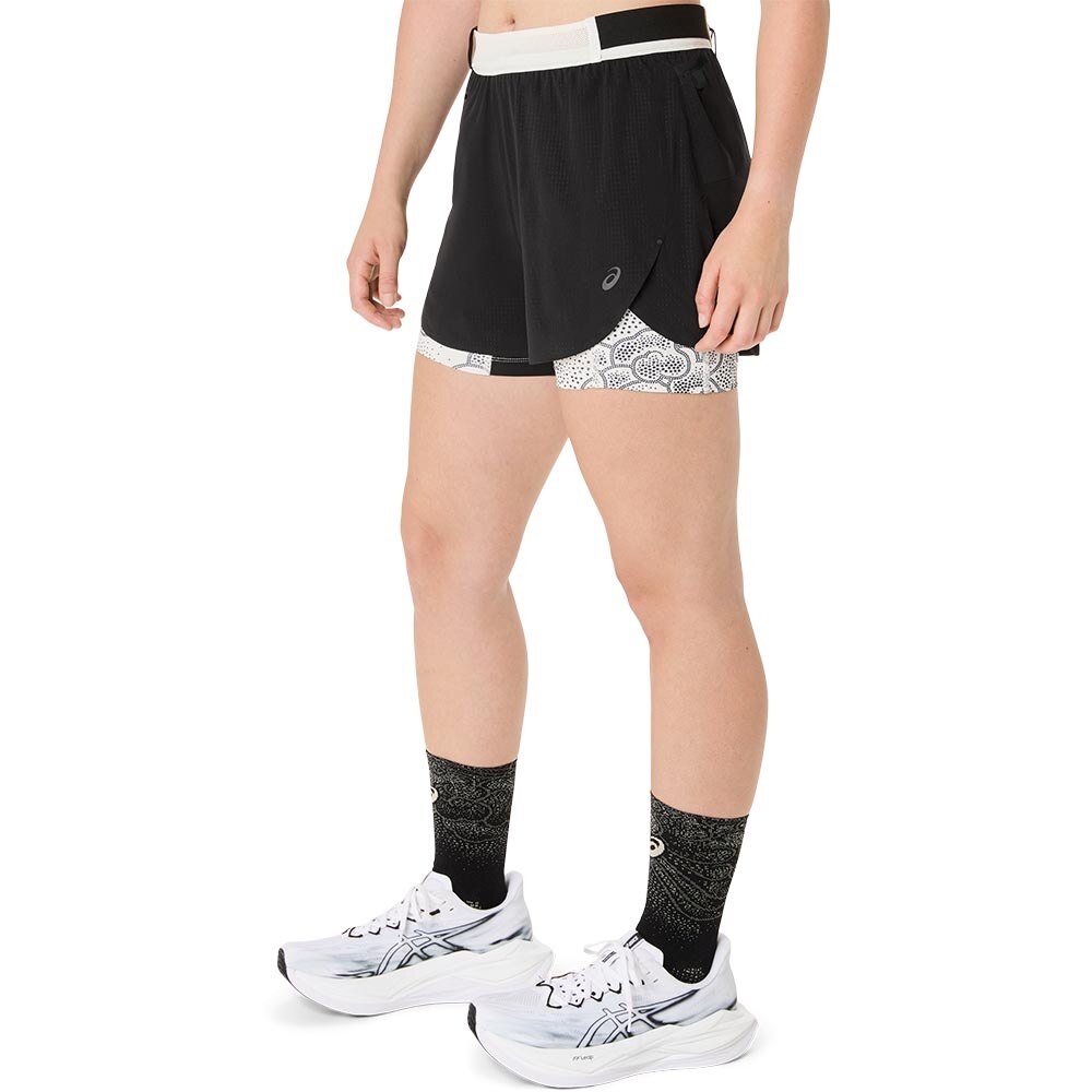 Asics Limited Series Metarun Split Løpeshorts Dame Sort