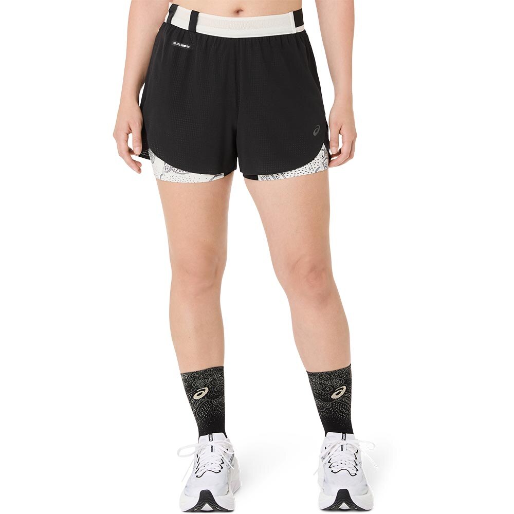 Asics Limited Series Metarun Split Løpeshorts Dame Sort