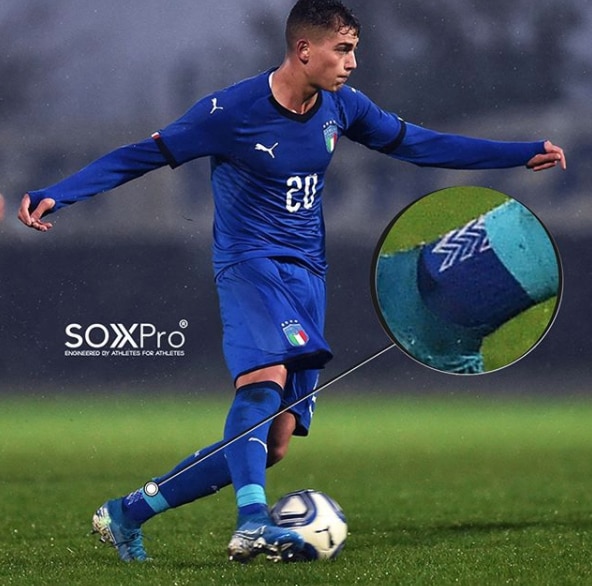 SOXpro Grip Fotballstrømper Blå