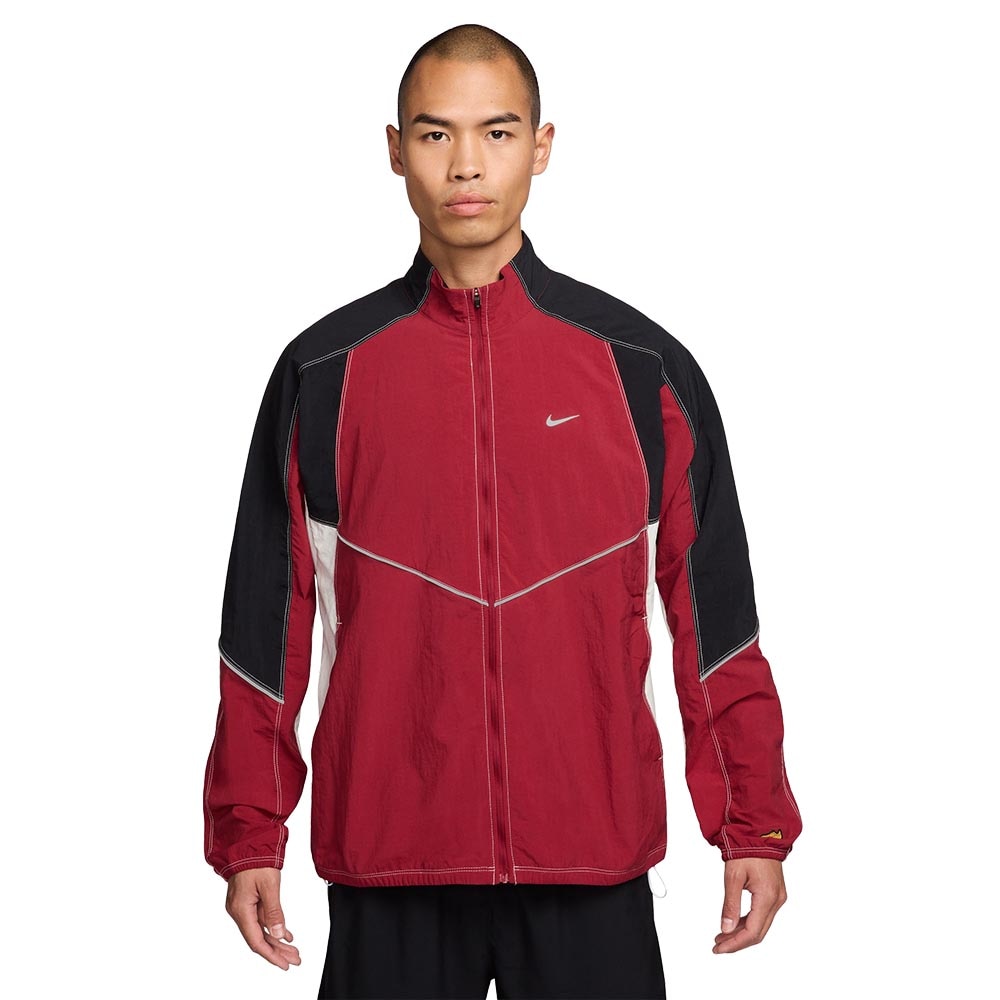 Nike Dri-Fit Retro Track Løpejakke Herre Rød/Sort/Hvit