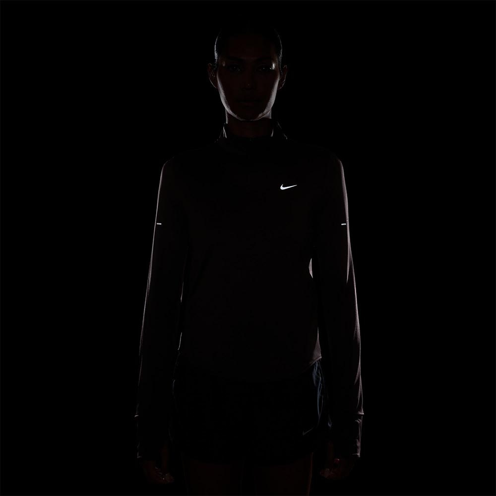 Nike Dri-Fit Swift Half-Zip Langermet Trøye Dame Brun
