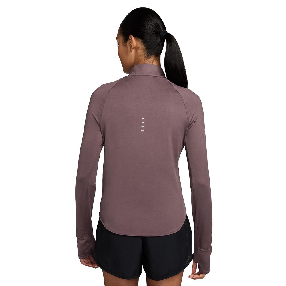 Nike Dri-Fit Swift Half-Zip Langermet Trøye Dame Brun