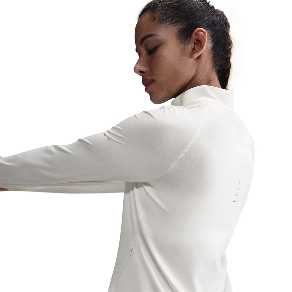 Nike Dri-Fit Swift Half-Zip Langermet Trøye Dame Hvit