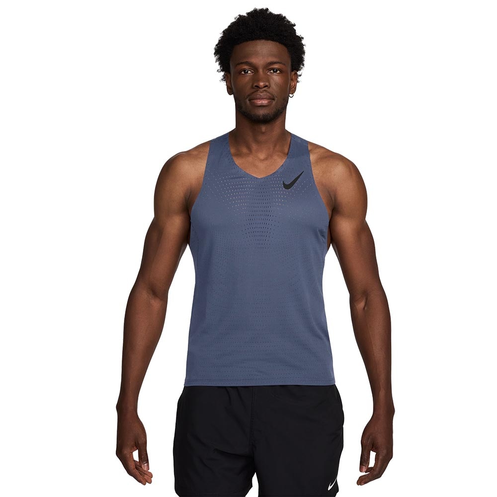 Nike Dri-Fit AeroSwift ADV Singlet Herre Blå/Sort