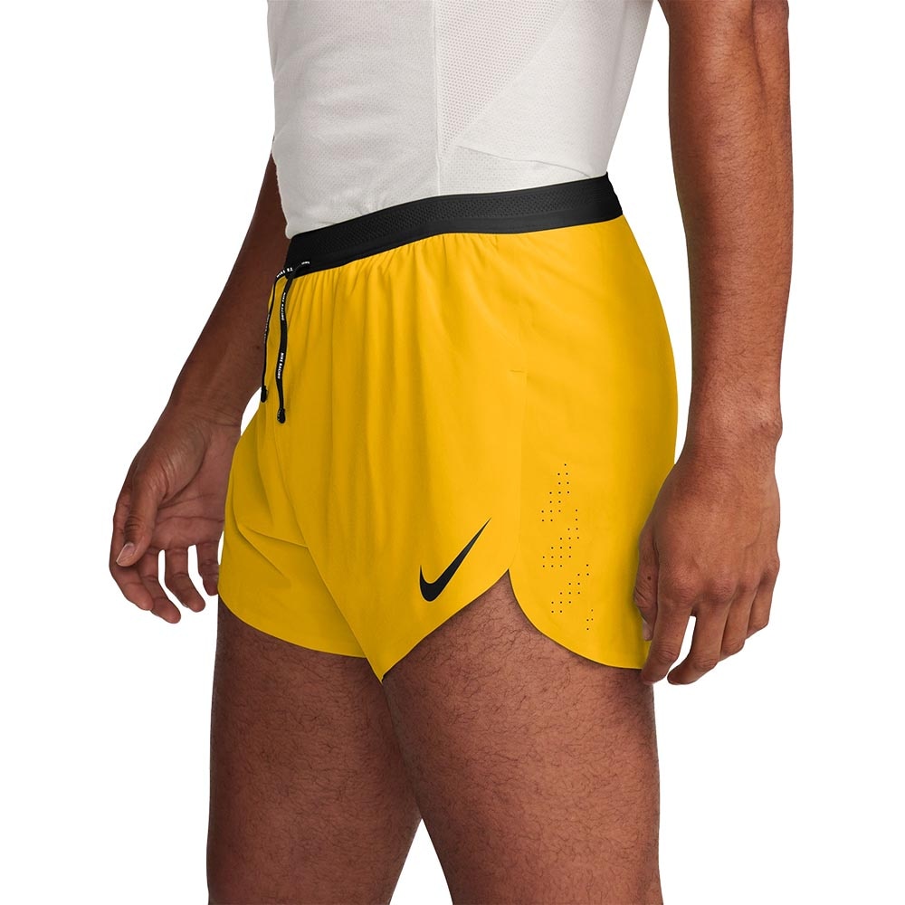 Nike AeroSwift Dri-Fit ADV 4'' Løpeshorts Herre Gul/Oransje