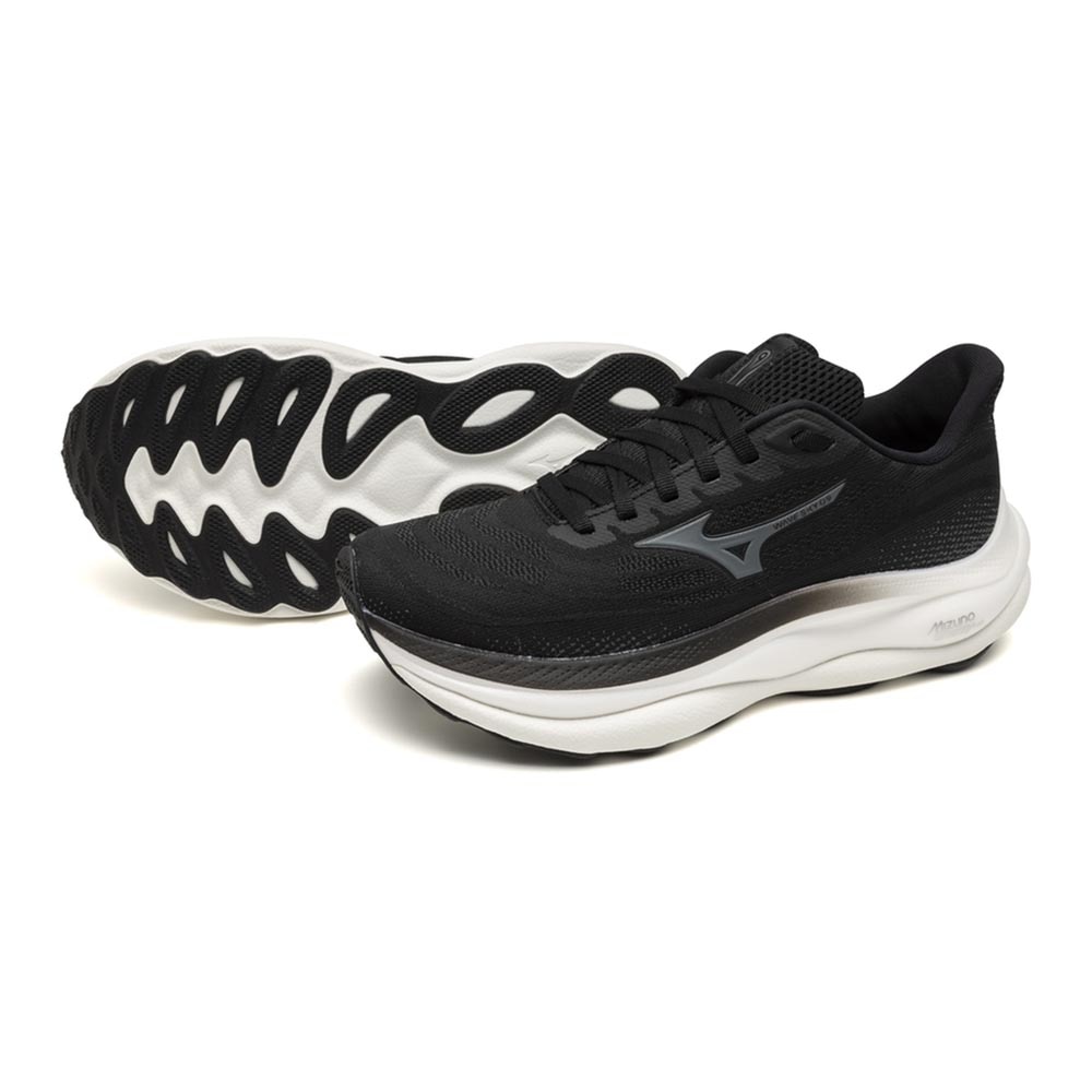 Mizuno Wave Sky 9 Joggesko Dame Sort/Hvit