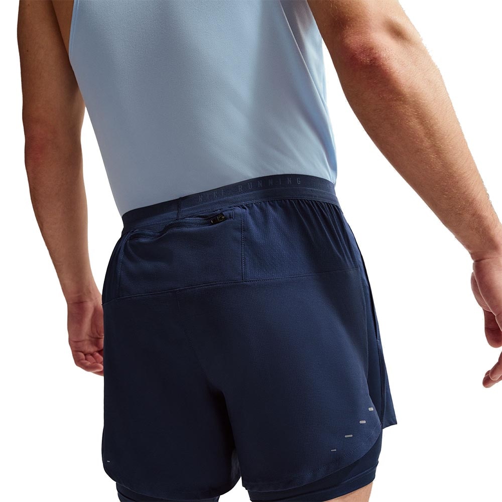 Nike Dri-Fit Stride 5'' Hybrid Løpeshorts Herre Marine