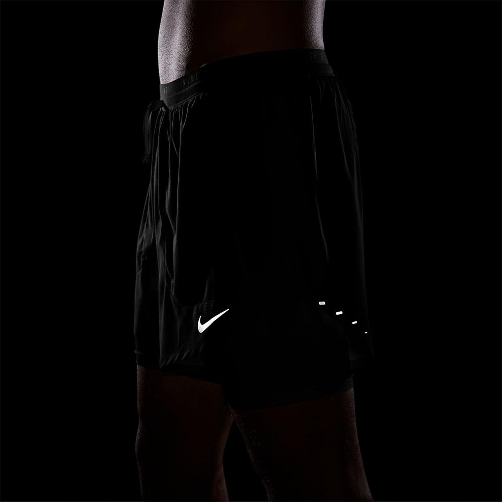 Nike Dri-Fit Stride 5'' Hybrid Løpeshorts Herre Sort