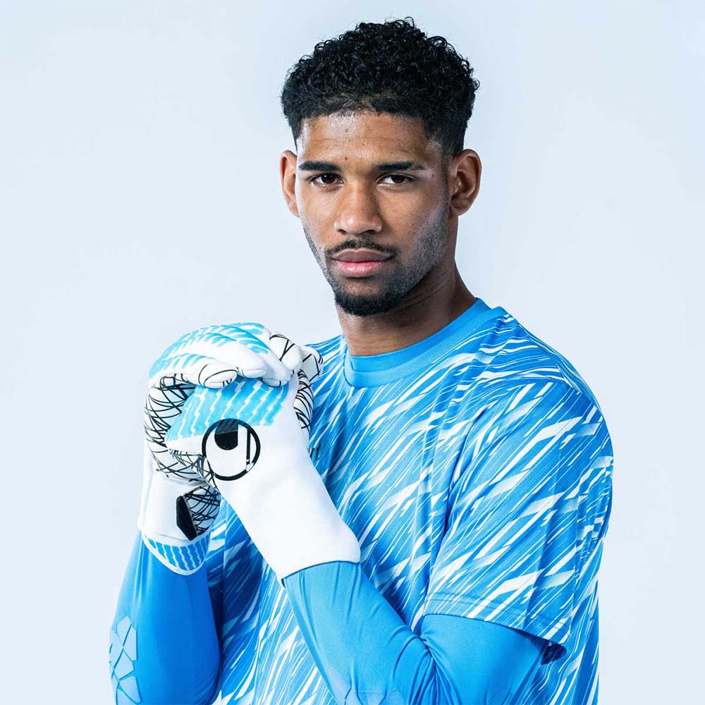 Uhlsport FM Cybertec Ultragrip SC Keeperhansker Hvit/Blå