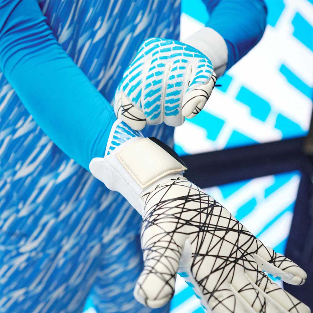 Uhlsport FM Cybertec Ultragrip SC Keeperhansker Hvit/Blå
