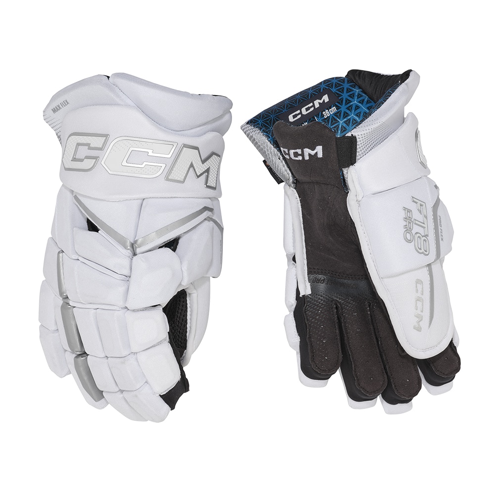 Ccm JetSpeed FT8 PRO Junior Hockeyhanske Hvit