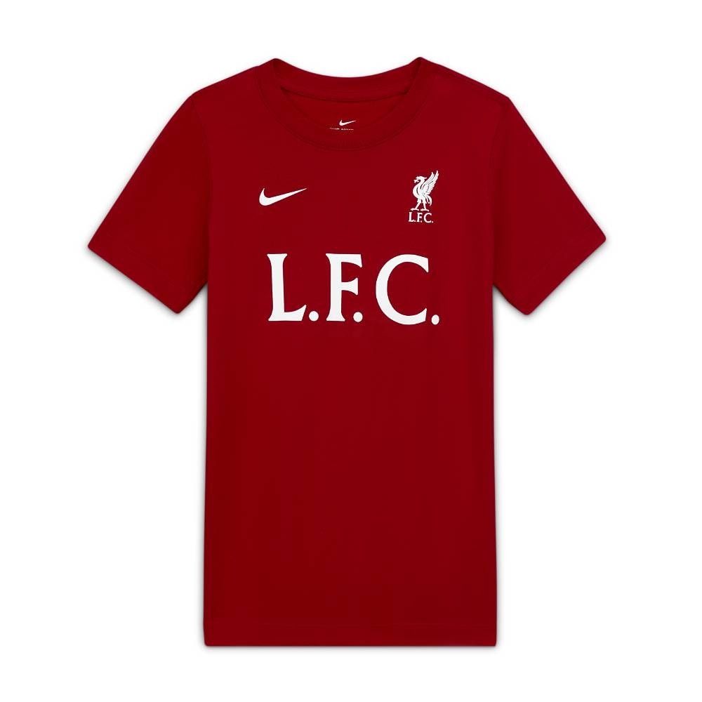 Nike Liverpool FC T-Skjorte 20/21 Rød Barn