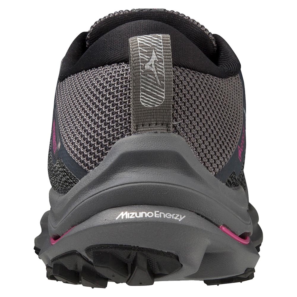 Mizuno Wave Rider GTX Joggesko Dame Sort/Grå/Rosa