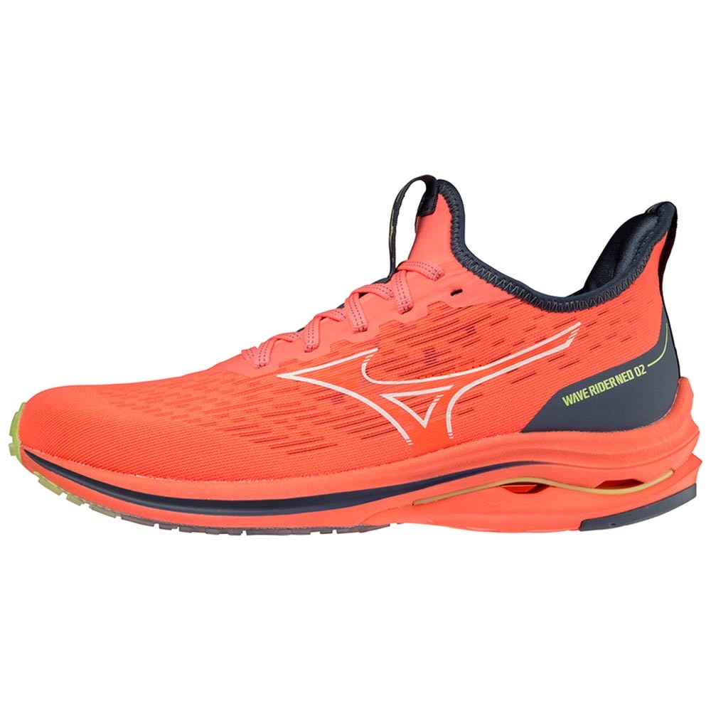 Mizuno Wave Rider Neo 2 Joggesko Dame Rød