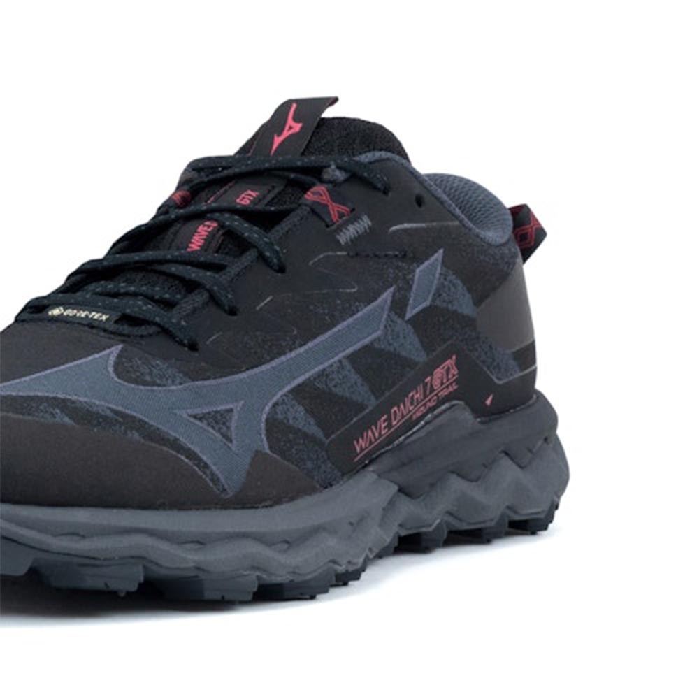Mizuno Wave Daichi 7 Gore-Tex Joggesko Dame Sort/Grå/Rosa