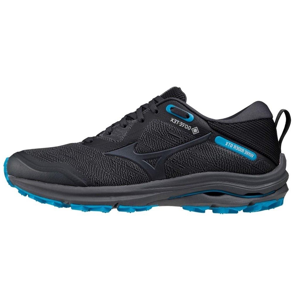 Mizuno Wave Rider Gore-Tex Joggesko Dame Sort/Blå