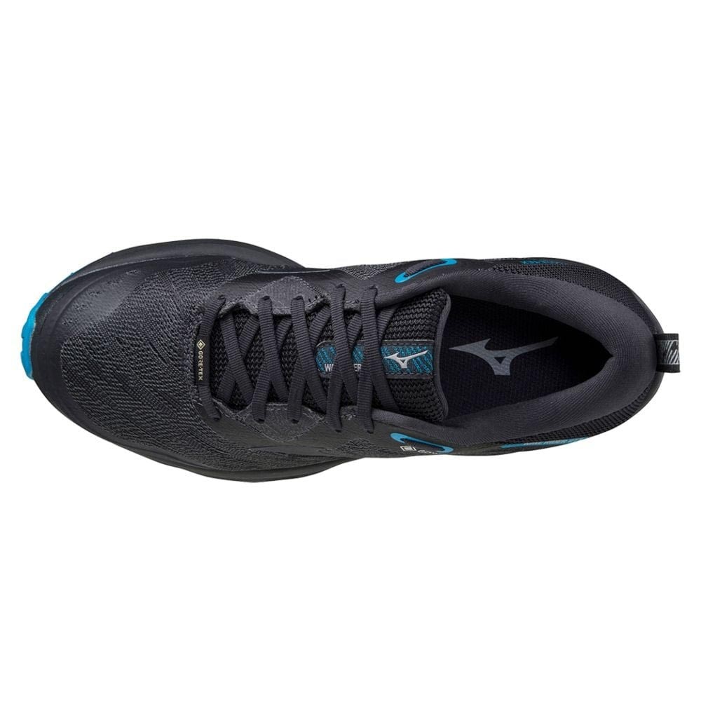 Mizuno Wave Rider Gore-Tex Joggesko Dame Sort/Blå