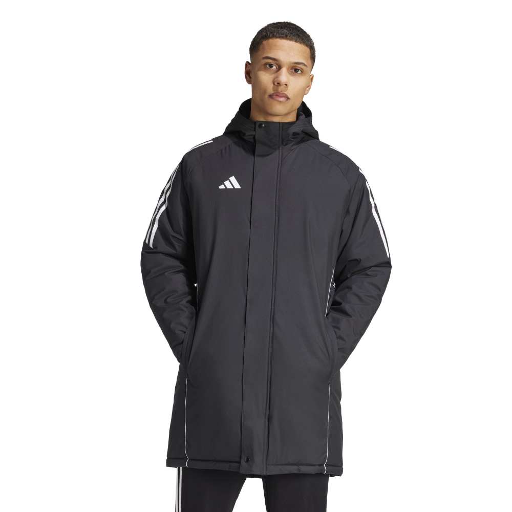 Adidas Tiro 24 Stadionjakke Parka Sort/Hvit