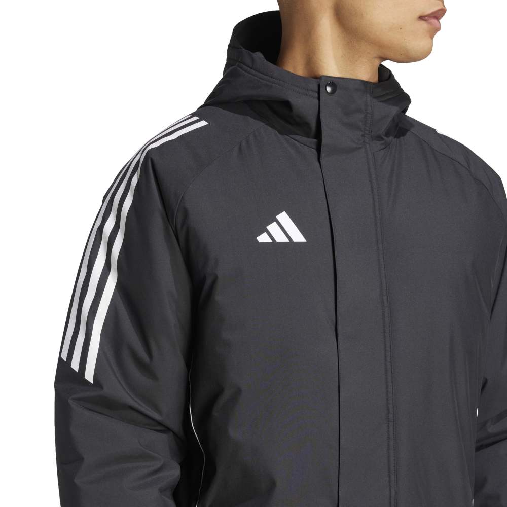 Adidas Tiro 24 Stadionjakke Parka Sort/Hvit