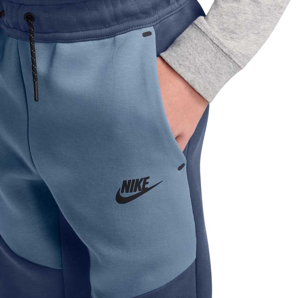 Nike NSW Tech Fleece Fritidsbukse Barn Blå/Marine