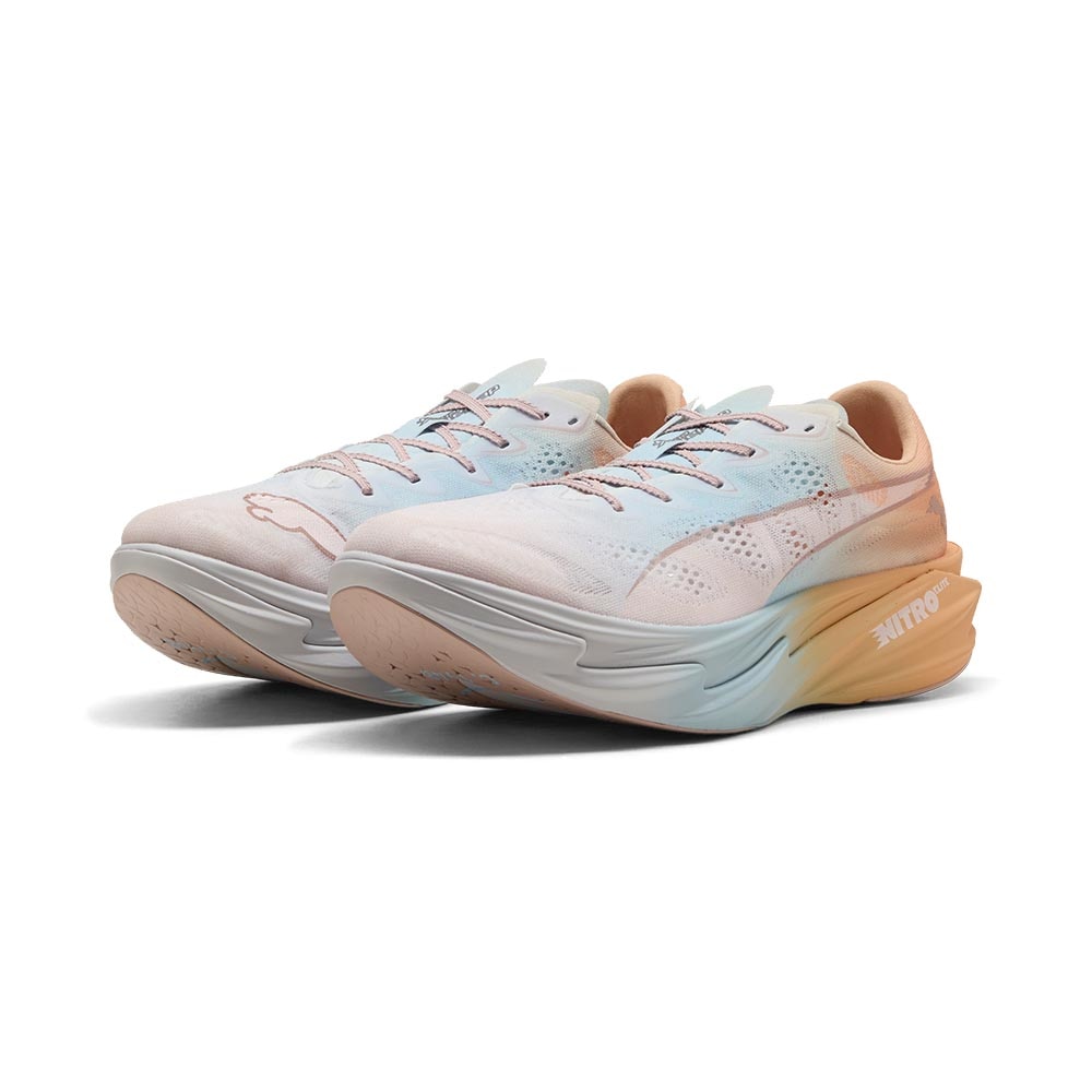 Puma Deviate NITRO Elite 4 RC Løpesko Herre Blå/Brun